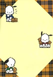 Pochacco In Yellow Flannel Poster pochacco wallpaper