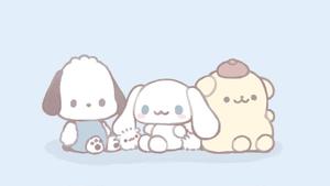 Pochacco With Cinnamonroll And Pompompurin pochacco wallpaper