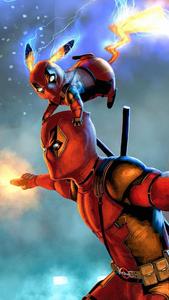 Pokemon Phone Deadpool Pikachu pokemon phone wallpaper