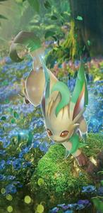 Pokemon Phone Leafon pokemon phone wallpaper