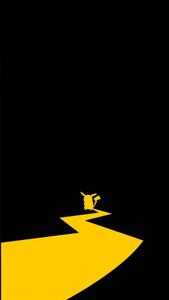 Pokemon Phone Pikachu Yellow Path pokemon phone wallpaper