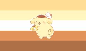 Pompompurin Golden Retriever Dog pompompurin wallpaper