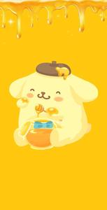 Pompompurin Honey Poster pompompurin wallpaper