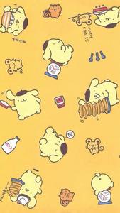Pompompurin Pattern pompompurin wallpaper