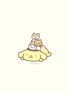 Pompompurin With Friends pompompurin wallpaper