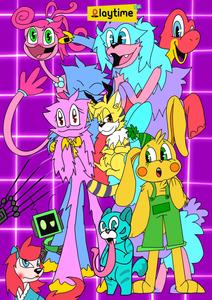Poppy Playtime Gang poppy playtime wallpaper