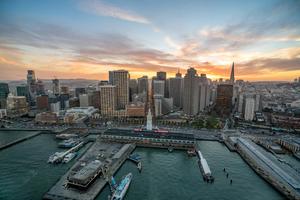 Port Of San Francisco City  Wallpaper