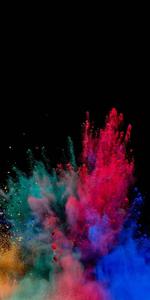 Powder Splash Colorful 4k Phone colorful 4k phone wallpaper