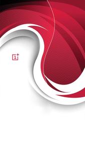 Powerful Elegance of OnePlus Red Swirl Edge oneplus wallpaper
