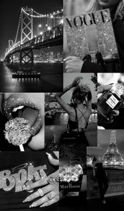 Preppy Collage Black Aesthetic Background black aesthetic wallpaper