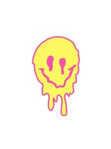 Preppy Smiley Face Dripping Yellow preppy smiley face wallpaper