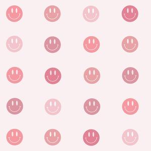 Preppy Smiley Face Pink Pattern preppy smiley face wallpaper