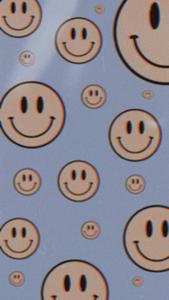 Preppy Smiley Face Retro Pattern preppy smiley face wallpaper