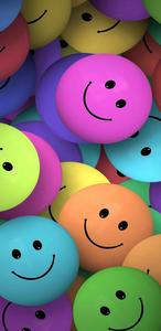 Preppy Smiley Face Round Pattern preppy smiley face wallpaper