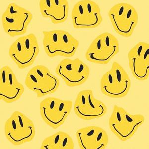 Preppy Smiley Face Warped Yellow preppy smiley face wallpaper