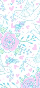 Pretty Pastel Floral Phone Background pretty phone wallpaper