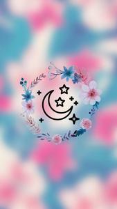 Pretty Phone Crescent Moon And Stars pretty phone wallpaper