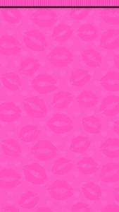 Pretty Phone Pink Kiss Marks pretty phone wallpaper