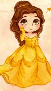 Princess Belle Cartoon IPhone cartoon iphone wallpaper