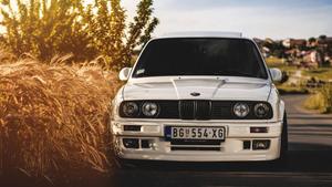 Pristine White BMW Ready for a Drive car wallpaper