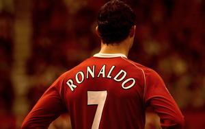 Professional football player Cristiano Ronaldo. Wallpaper