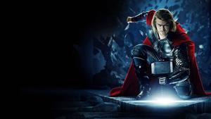 Protecting the world with his powers and Mjolnir, Thor the Superhero superhero wallpaper