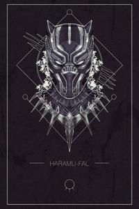 Proud Logo of the Black Panther black panther wallpaper