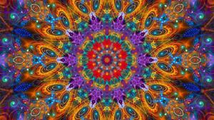 "Psychedelic journey awaits!" Wallpaper