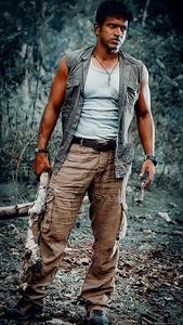 Puneeth Rajkumar In The Forest puneeth rajkumar wallpaper