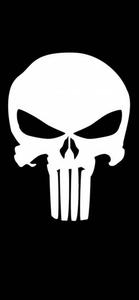 Punisher Logo iPhone Dark iphone dark wallpaper