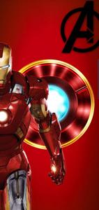 Pure Red Iron Man Full HD Wallpaper
