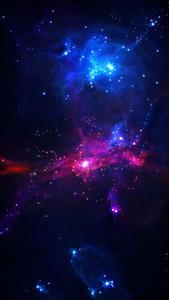 Purple And Blue Galaxy Colorful 4k Phone colorful 4k phone wallpaper