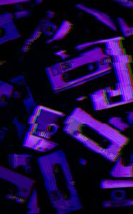 Purple Cassette Dark Aesthetic Picture dark aesthetic wallpaper