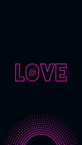 Purple Letter Love Phone love phone wallpaper