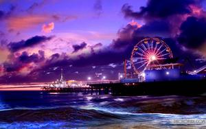 Purple Pier Park Laptop laptop wallpaper