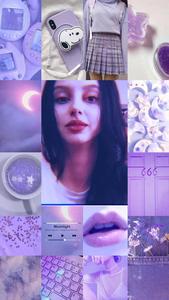 Purple Stuff Aesthetic Collage aesthetic collage wallpaper