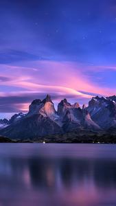 Purple Sunset Nature 4K iPhone 4k nature iphone wallpaper