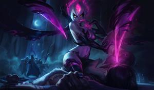 Purple Tailed Evelynn LoL  Wallpaper