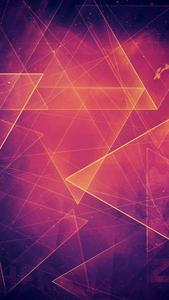 Purple Triangles Aesthetic Phone phone wallpaper