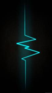 Put Your Logo in Lights lock screen wallpaper