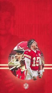 Quarterback Patrick Mahomes demonstrates his reflexes on the field for the Kansas City Chiefs patrick mahomes wallpaper