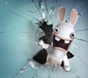 Rabbids Invasion Cracked Screen cracked screen wallpaper