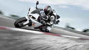 Racing White-Black Motorcycle motorcycle wallpaper