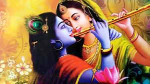 Radha Krishna 3D Faces In Close radha krishna 3d wallpaper