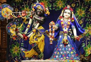 Radha Krishna 3D Festive Altar radha krishna 3d wallpaper