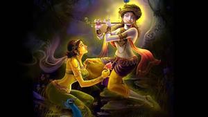 Radha Krishna 3D Worshipping radha krishna 3d wallpaper