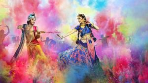 Radha Krishna Serial Colorful radha krishna serial wallpaper