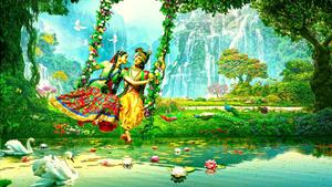 Radha Krishna Serial Garden radha krishna serial wallpaper