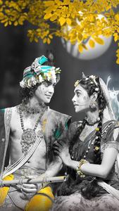 Radha Krishna Serial Gold radha krishna serial wallpaper