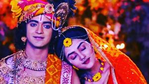 Radha Krishna Serial Leaning radha krishna serial wallpaper